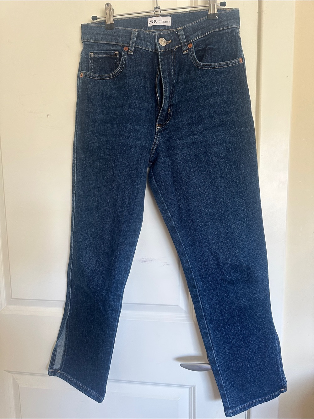 ZARA Women's Indigo Straight-Leg Jeans
